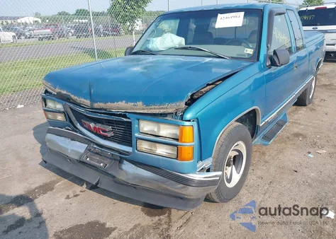 1997 GMC Sierra Sl Wideside из США, поврежденный, VIN 1GTEC19W6VE540392
